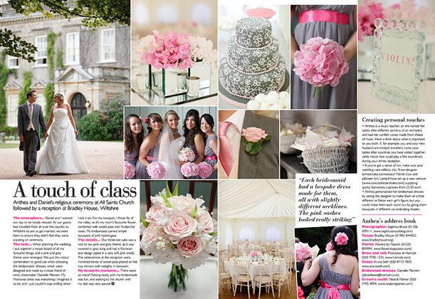 Wedding at Bradley House published