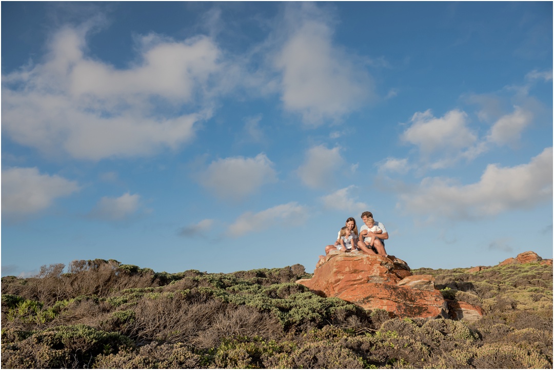Family Photoshoot at Sunset Rock, St Francis