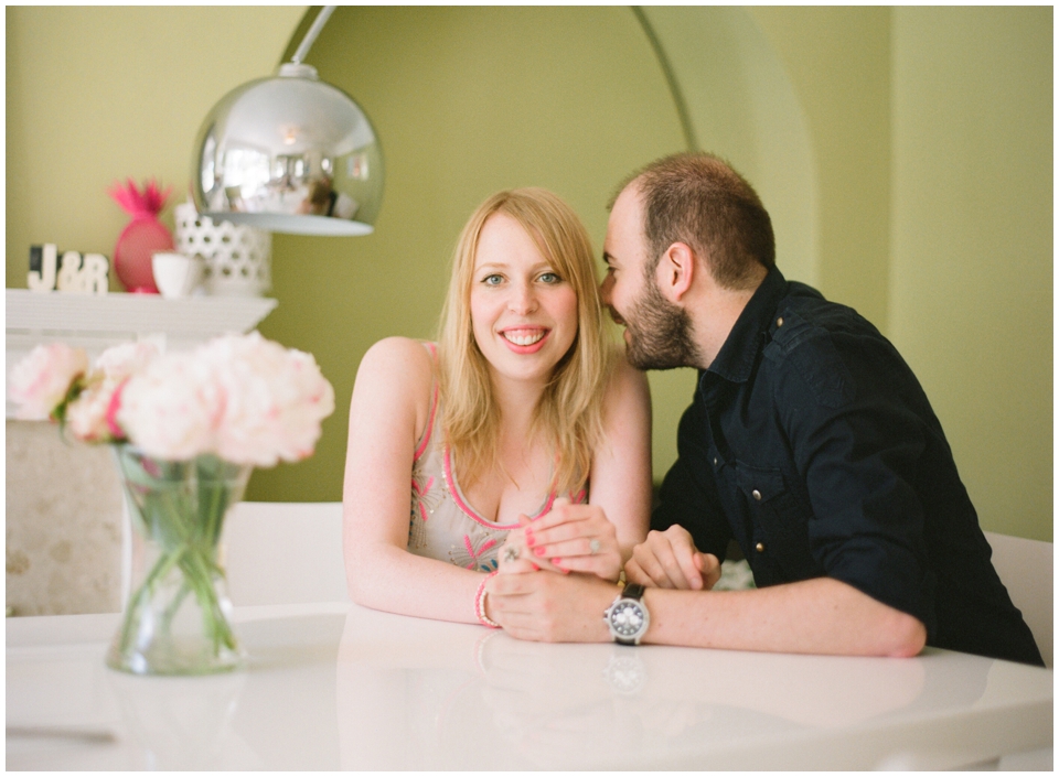 At-Home Engagement Shoot on Film