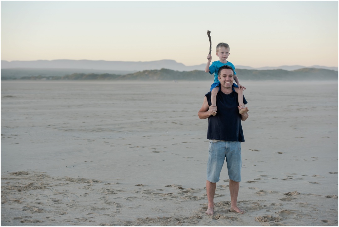 Extended family portrait in J Bay