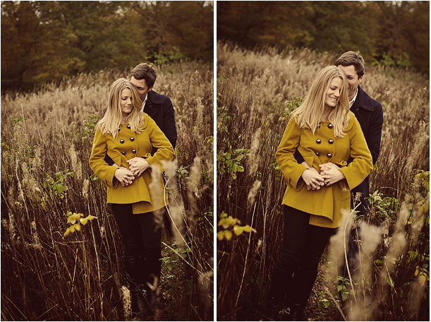 Vintage Autumn Pre-Wedding Engagement Session Surrey