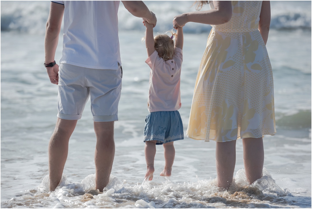 Family Holiday Portrait Photography in Paradise Beach
