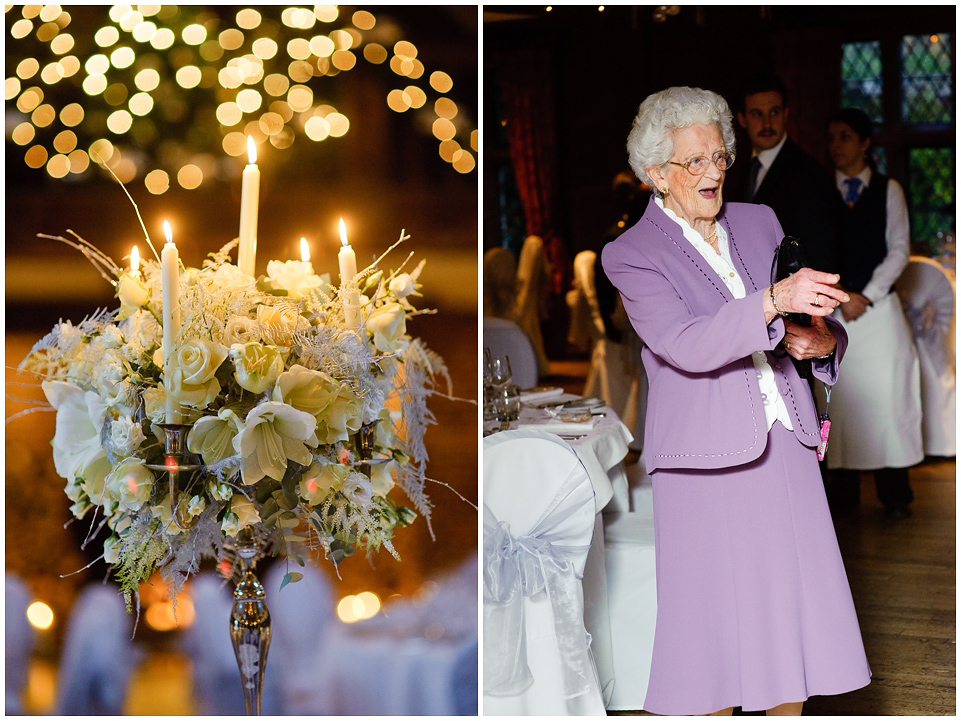 Winter Wedding Reception at Great Fosters in Surrey (23)