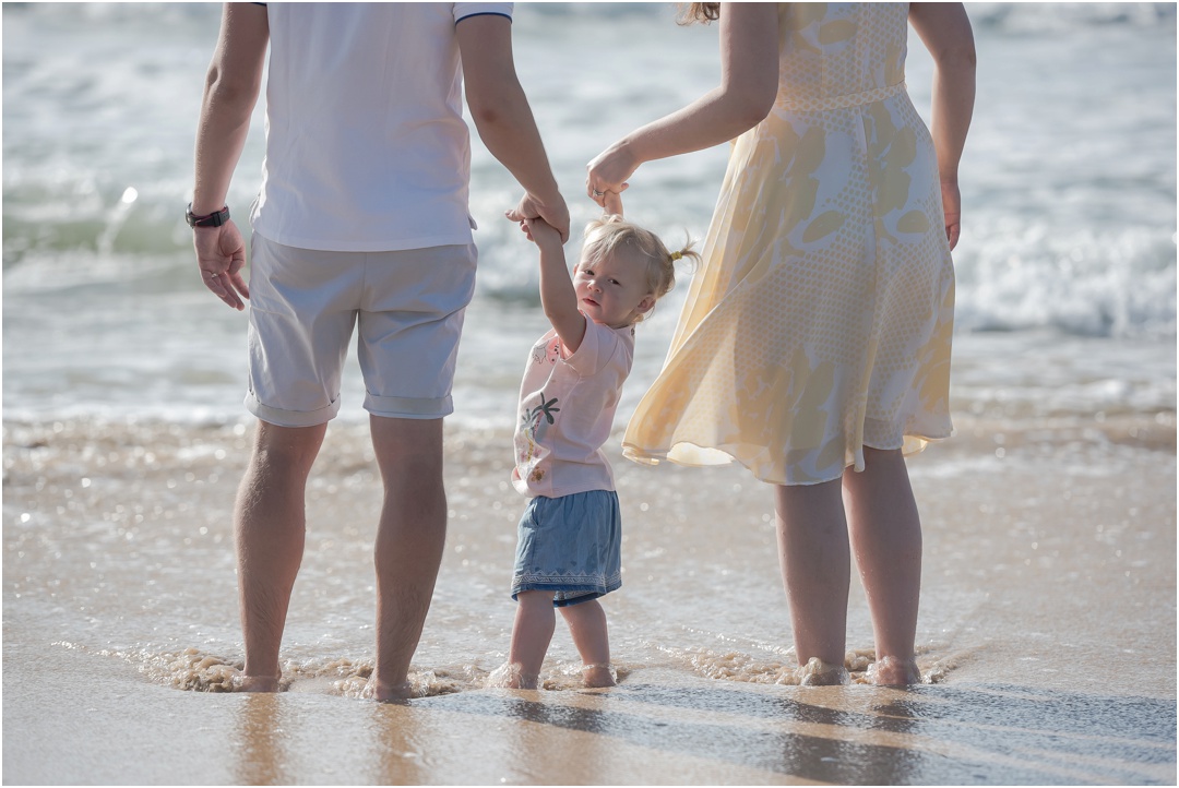 Family Holiday Portrait Photography in Paradise Beach