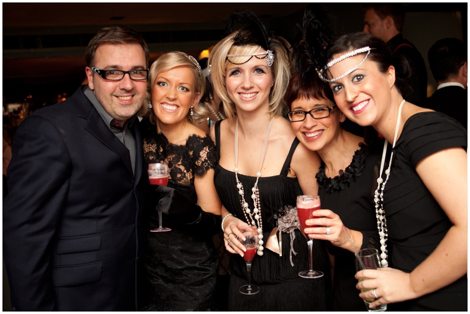1920's Flapper Themed Wedding Party  (24)