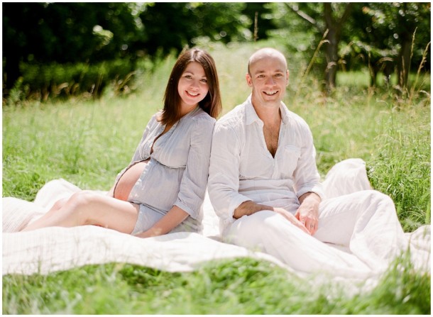 Family and Maternity Shoot on Film in a Surrey Forest