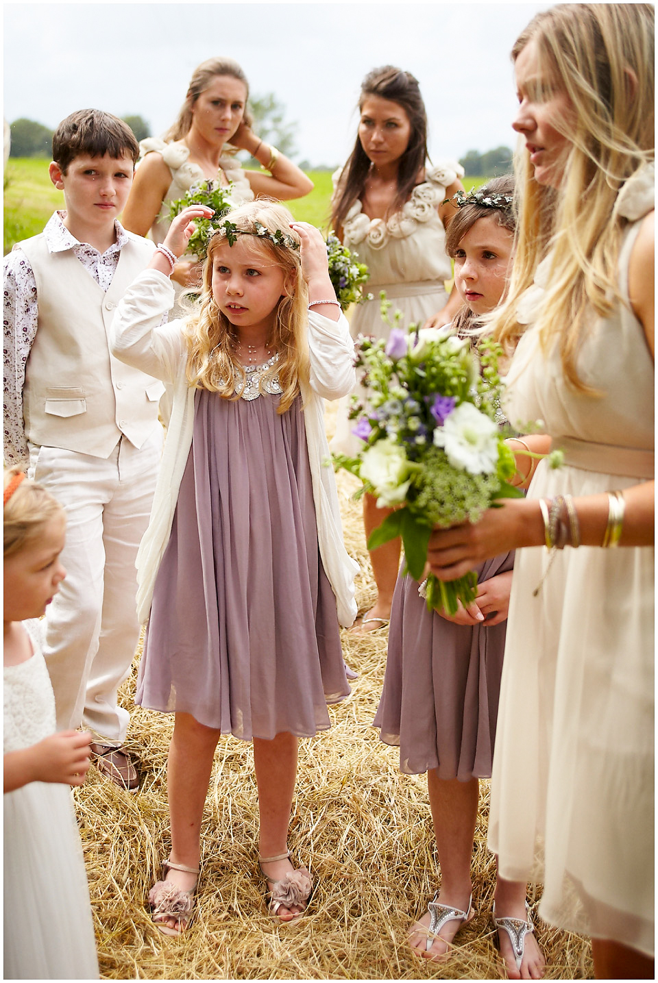 Rustic Outdoor DIY farm backyard wedding UK (47)