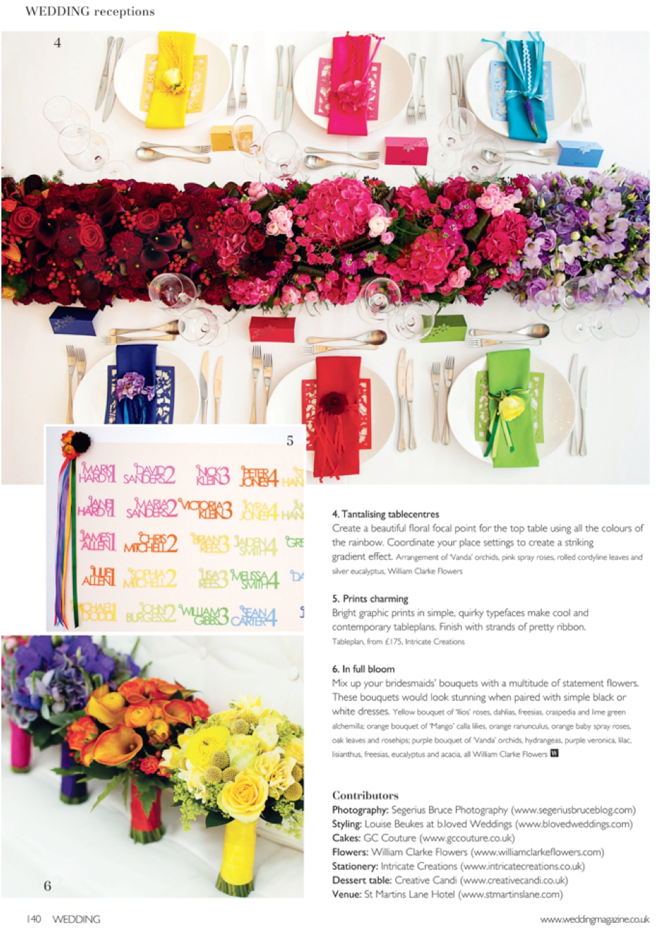 RAINBOW THEMED WEDDING DECORATION  (3)