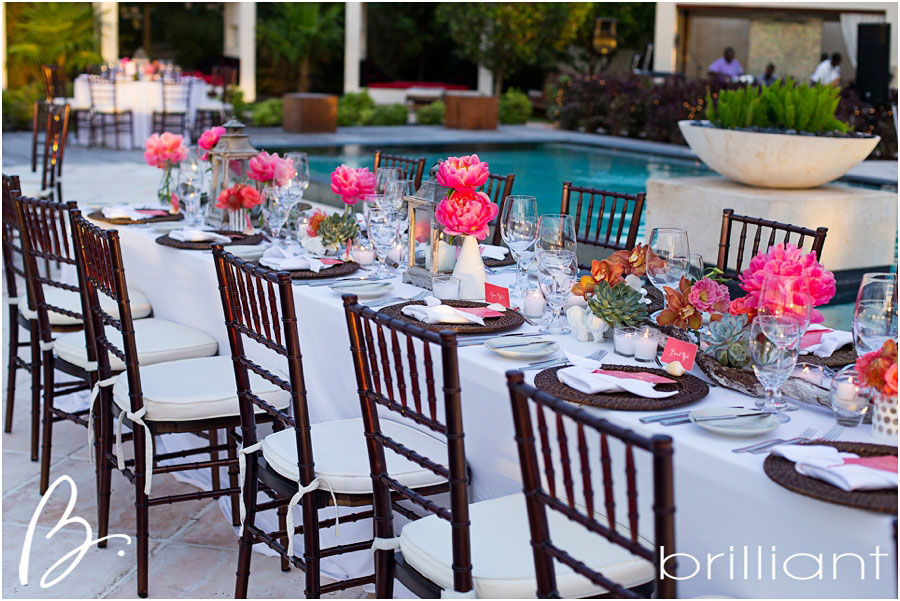 Coral Beach Wedding Decorations