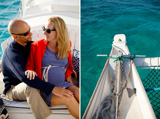 Our Maternity Shoot on a Boat