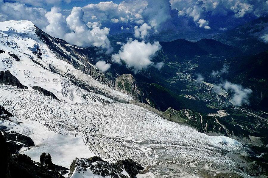 Mountain biking in the Alps