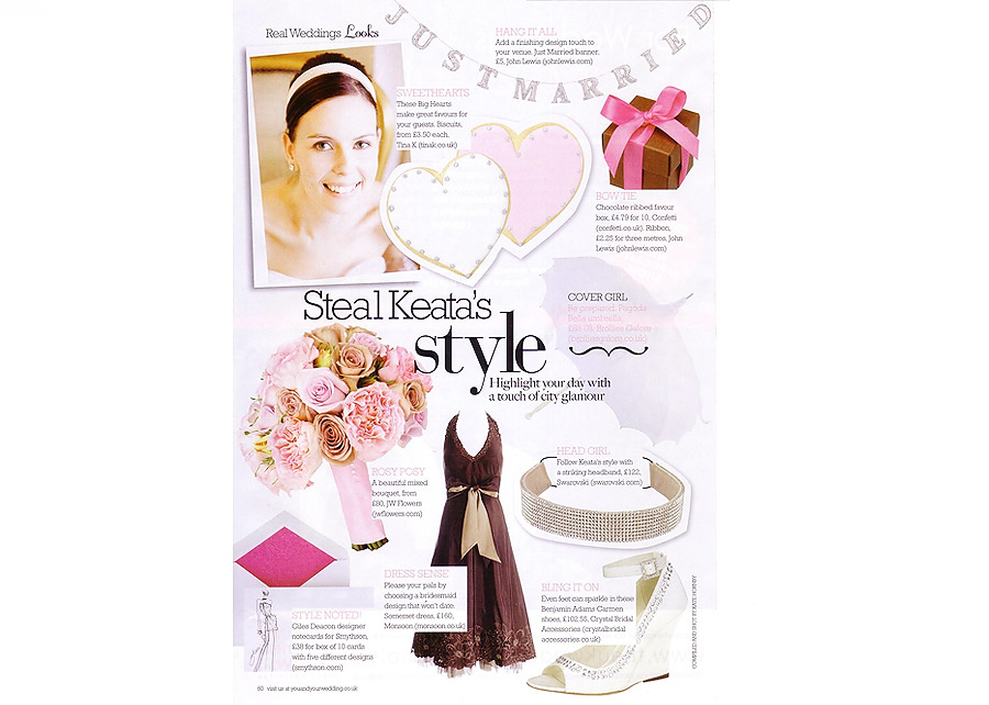 Brown and Pink theme wedding \ \