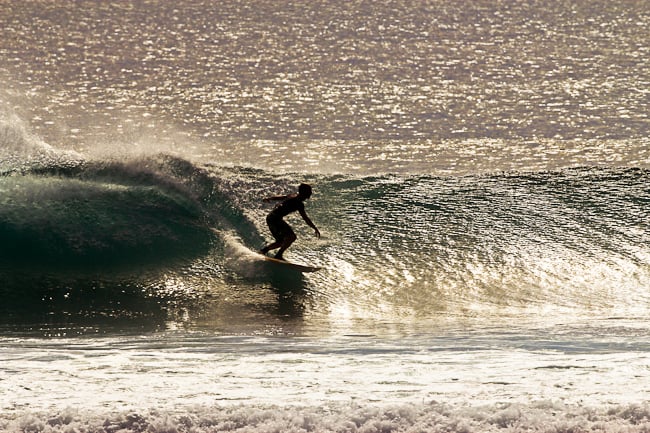surfing in Bali pictures