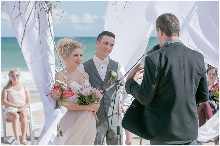 Fred and Charmaine get married on Paradise Beach