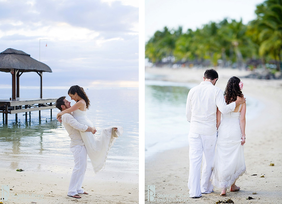Beach wedding in Mauritius