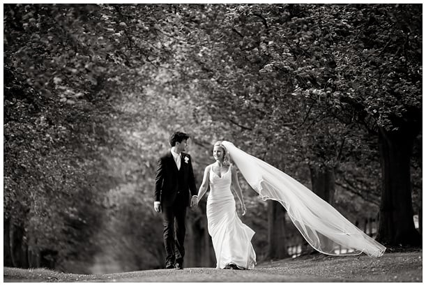 wedding at Notley Abbey