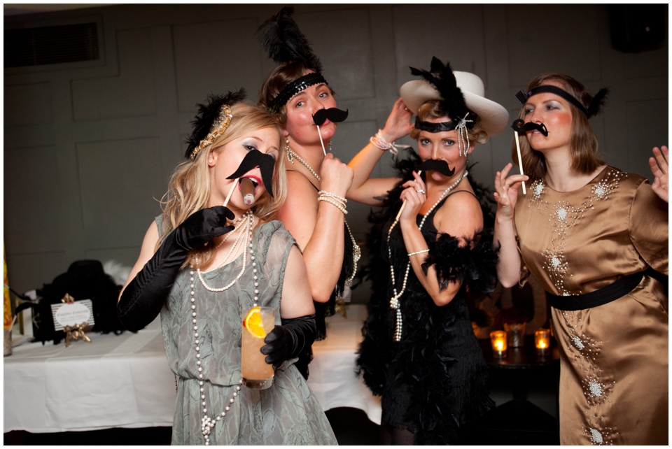 1920's Flapper Themed Wedding Party  (30)