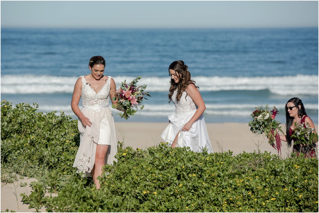 Megan and Mignon get married in Cape St Francis Resort