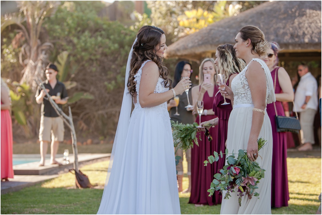 Megan and Mignon get married in Cape St Francis Resort