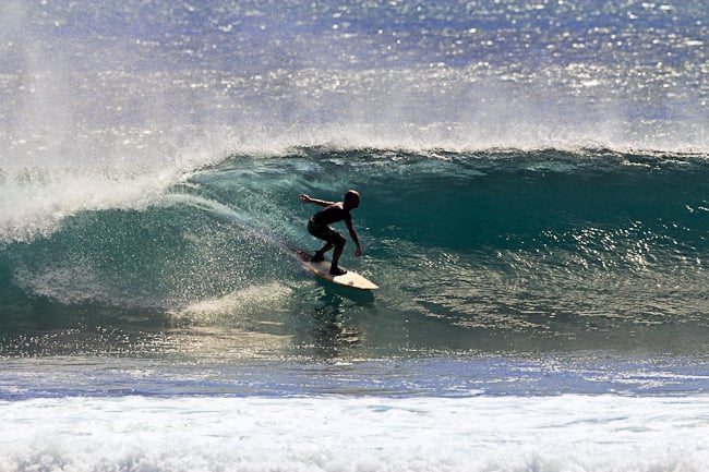 surfing in Bali pictures
