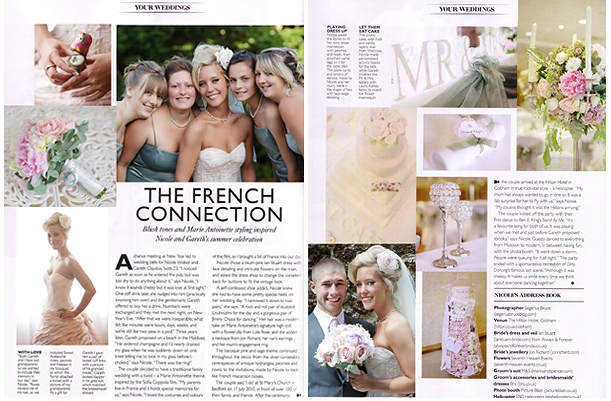 Marie Antoinette Themed Wedding in You & Your Wedding