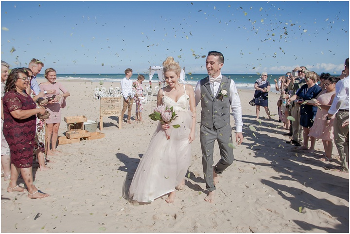 Fred and Charmaine get married on Paradise Beach