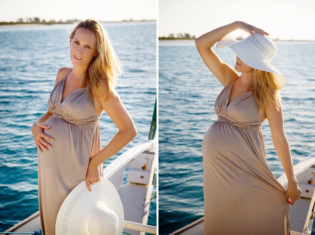 Our Maternity Shoot on a Boat