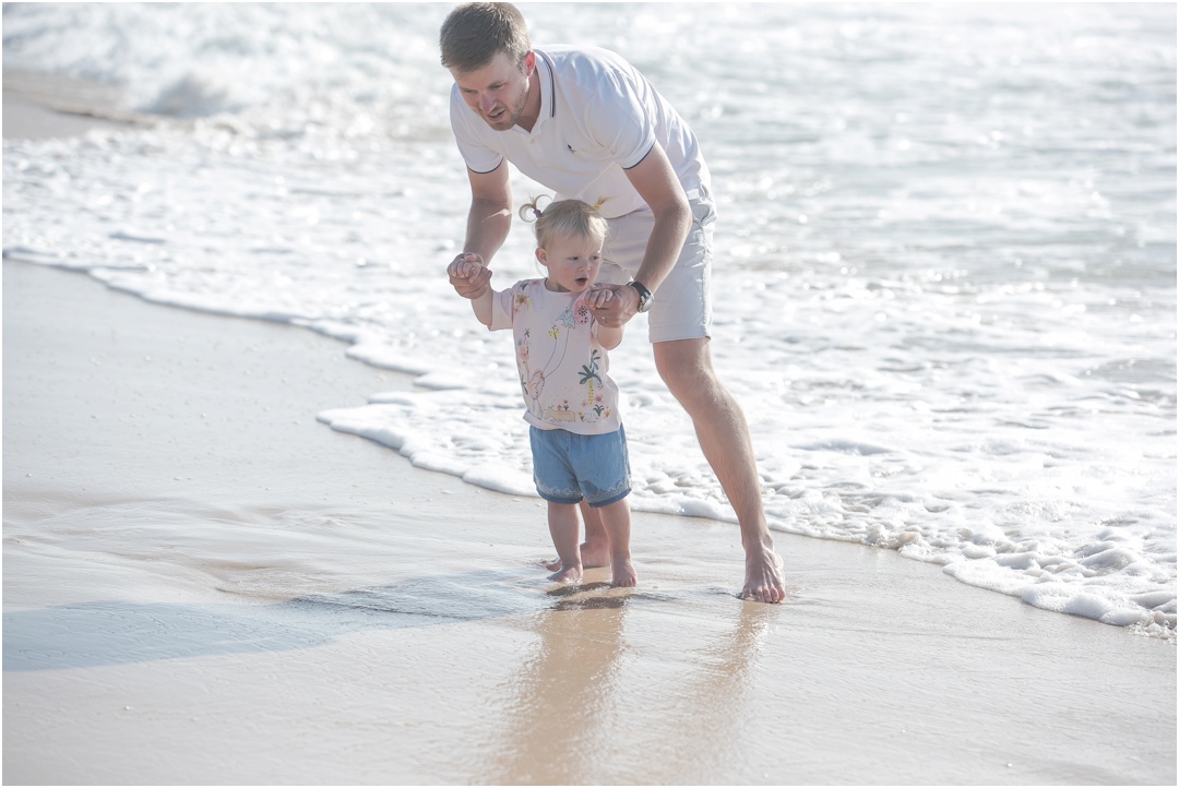 Family Holiday Portrait Photography in Paradise Beach