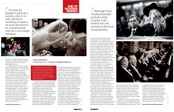 Jewish Wedding Photographer Published in Turning Pro Magazine Jewish Wedding Photographer Published in Turning Pro Magazine