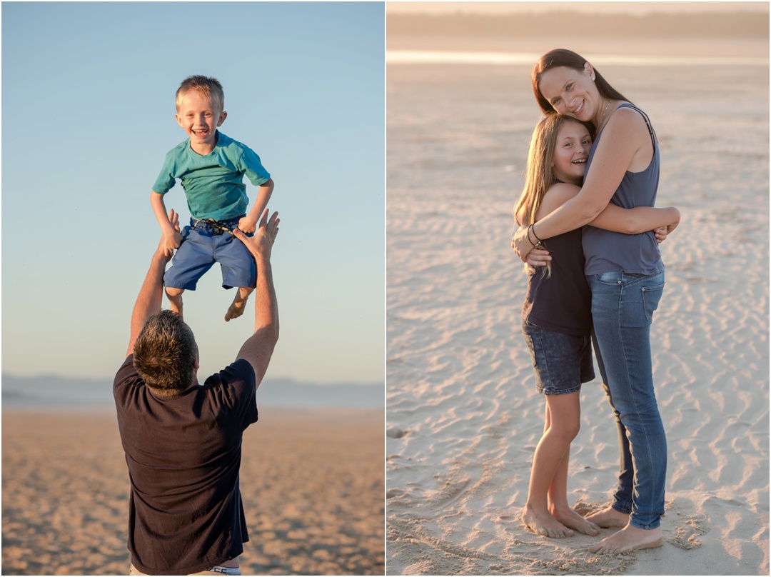 Extended family portrait in J Bay