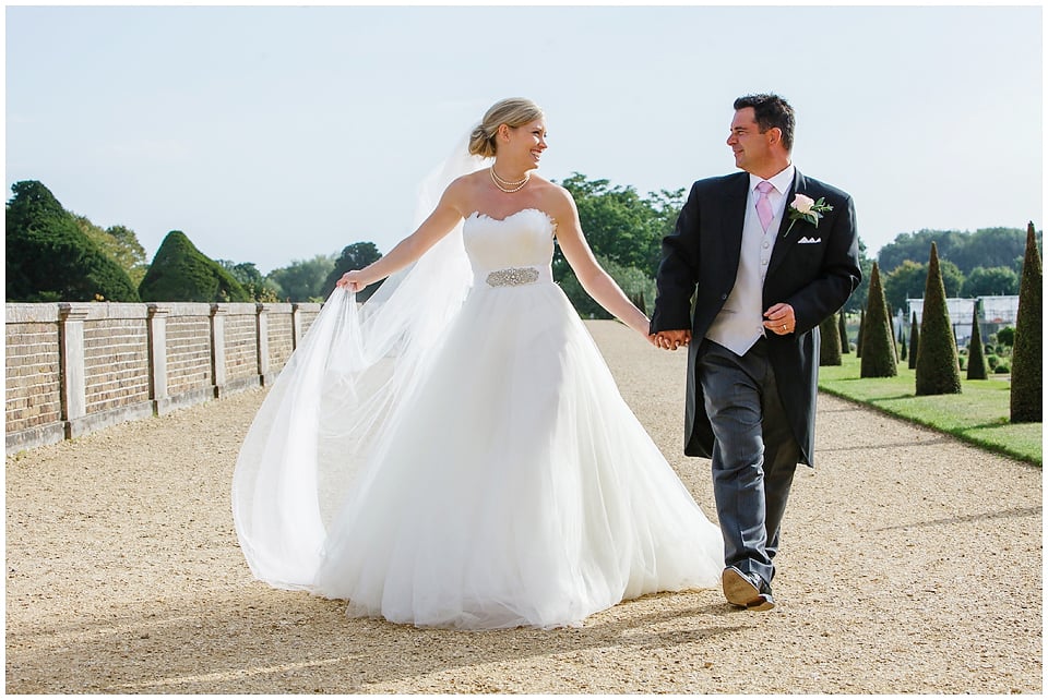 Hampton Court Palace Wedding with a Garden Marquee