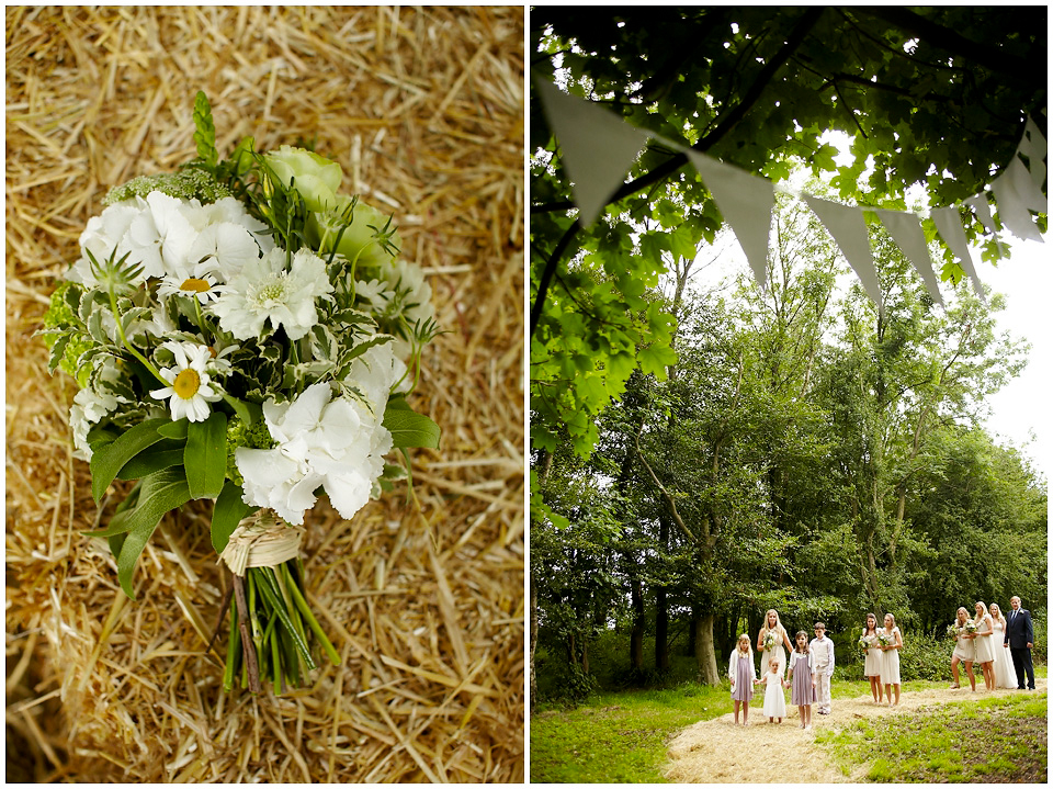 Rustic Outdoor DIY farm backyard wedding UK (45)