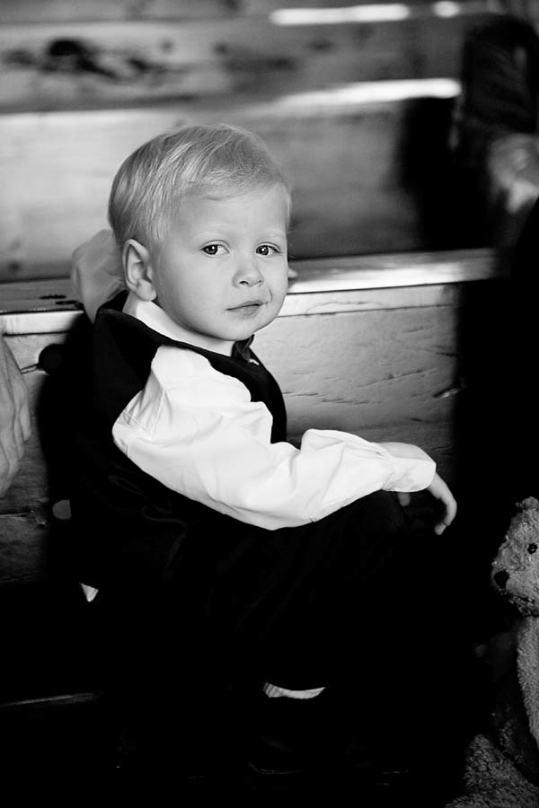 Pageboy at a wedding