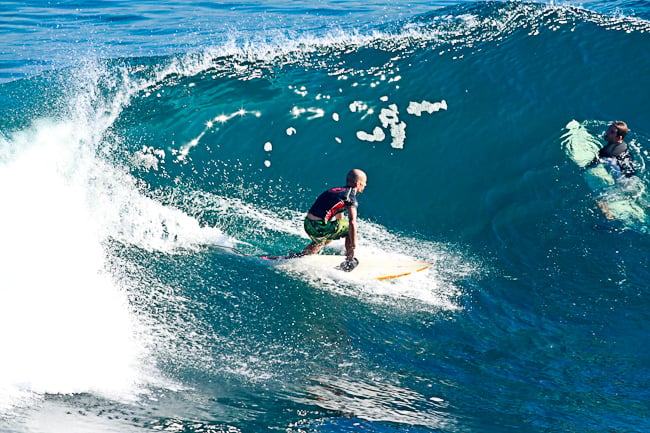 surfing in Bali pictures