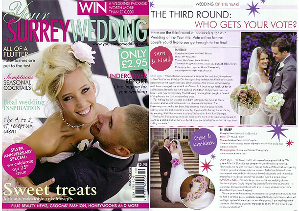 Published Surrey Wedding Photographer Published Surrey Wedding Photographer