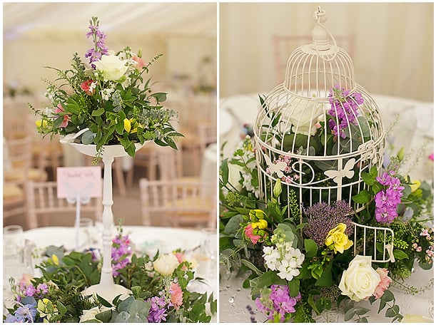 Vintage Shabby Chic Marquee Wedding in Pastel Shades
