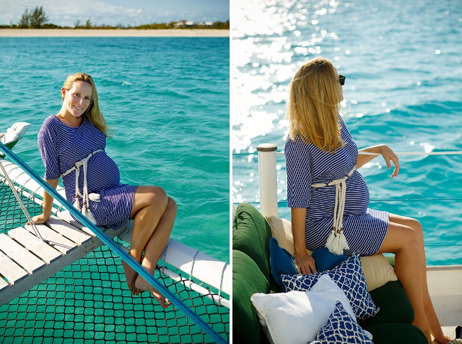 Our Maternity Shoot on a Boat