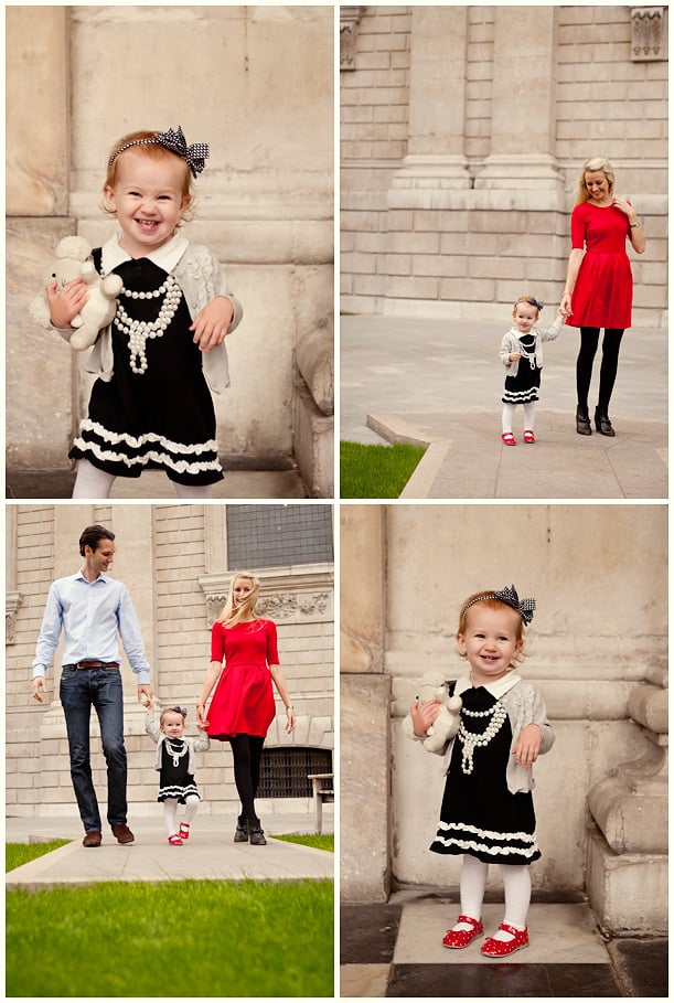 London Love Affair style editorial family photo shoot