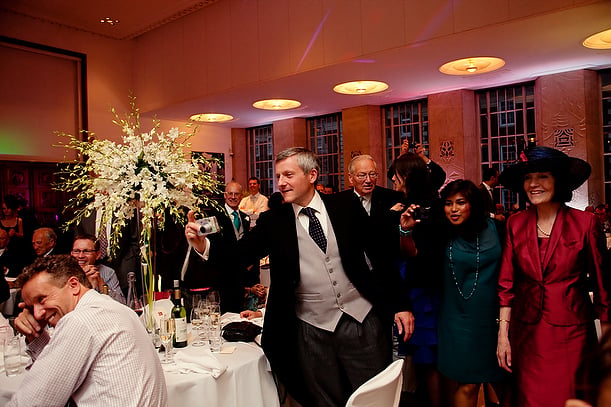 London Wedding Reception at RIBA Gallery