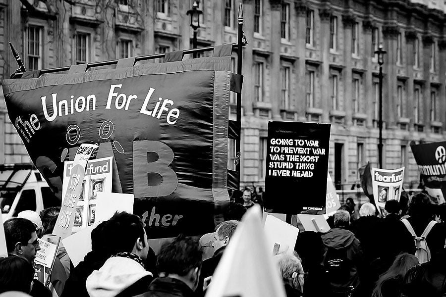G20 summit protest in London