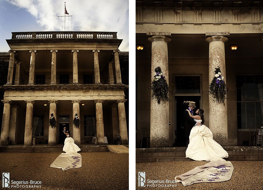 Creative wedding photography at Goodwood House