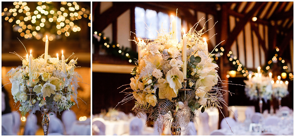 Winter Wedding Reception at Great Fosters in Surrey (21)