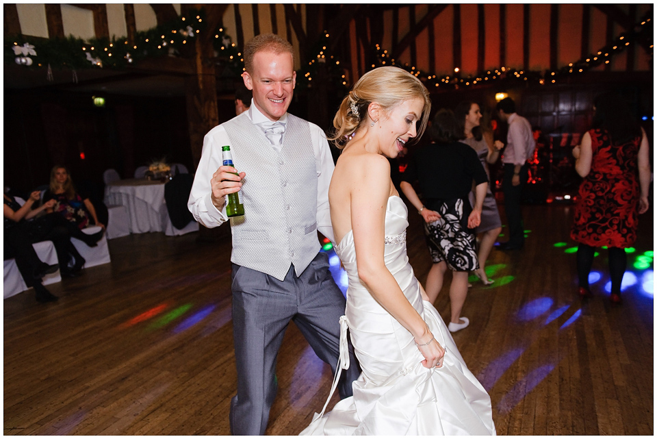 Winter Wedding Reception at Great Fosters in Surrey (75)