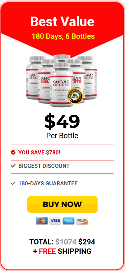 Sugar Delete™ - Official Website - Pay Just $49 Per Bottle