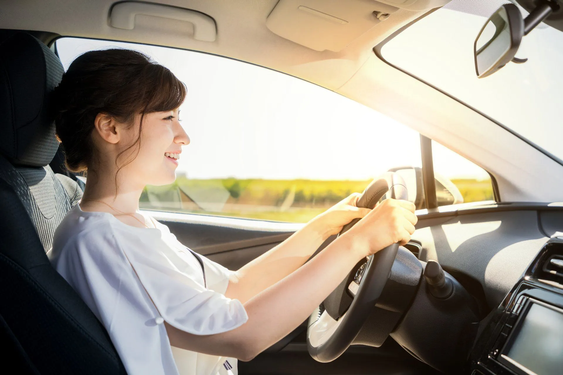Driving skills practice course