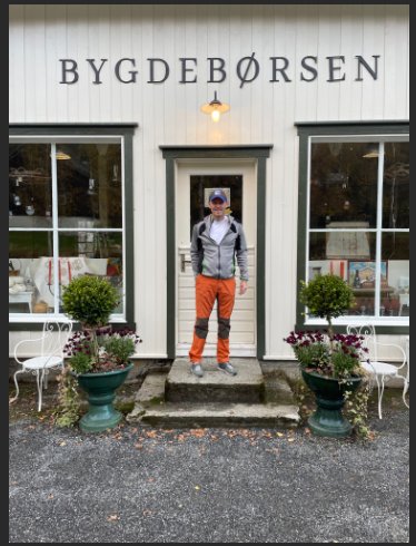 Henning foran Bygdebørsen