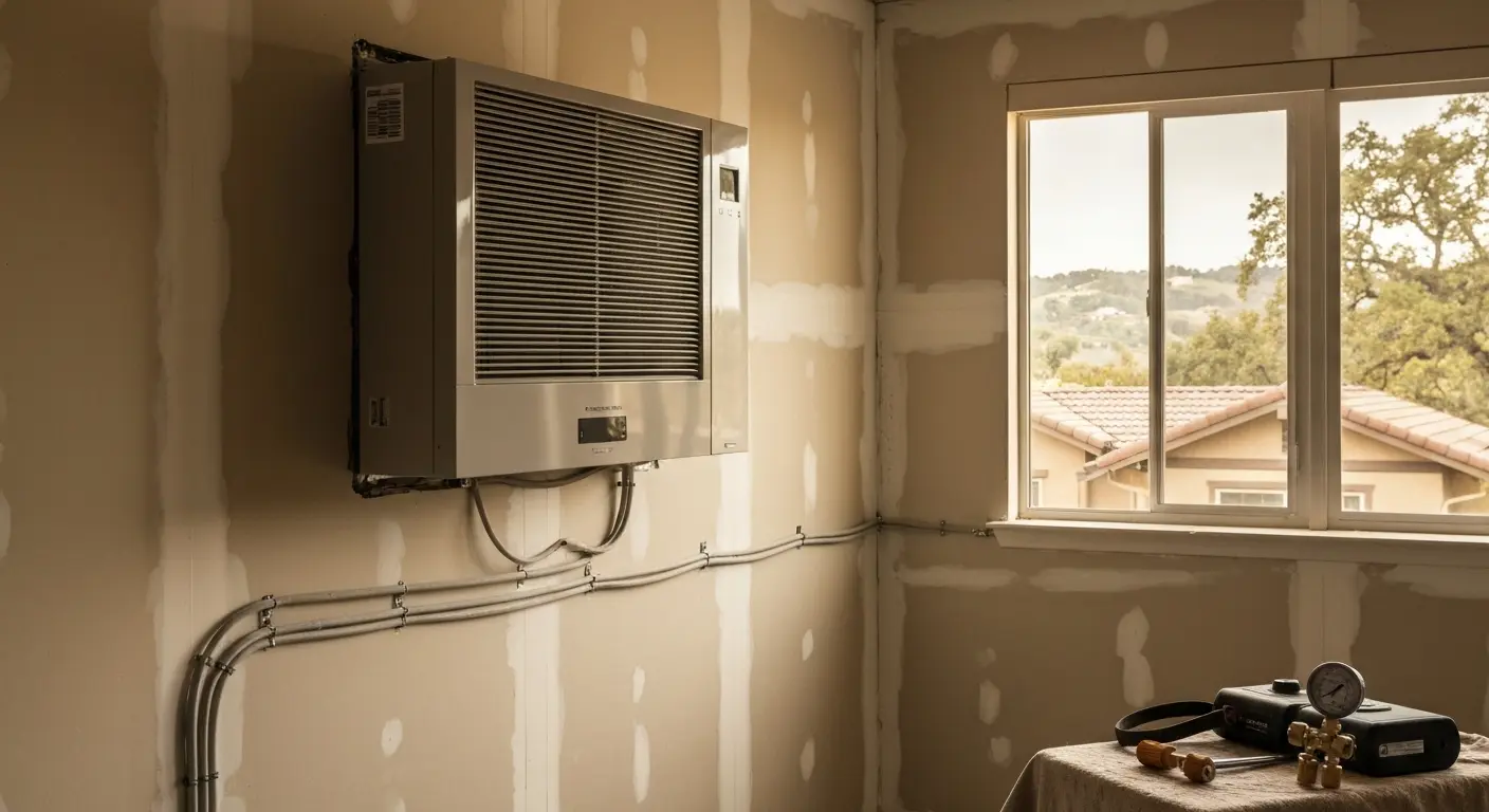 Heat pump system installation