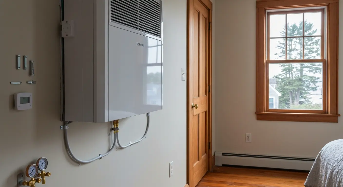 Single-zone ductless system installation