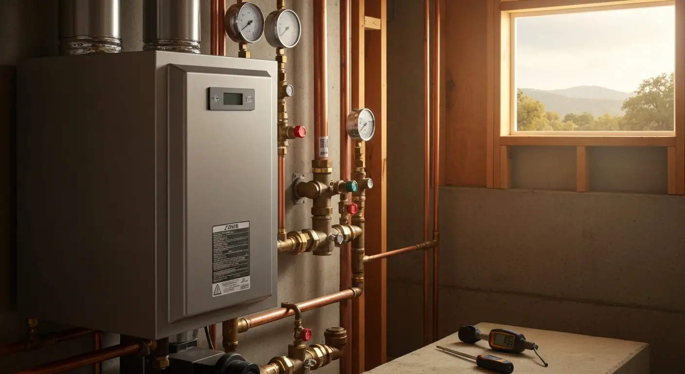 Boiler heating system