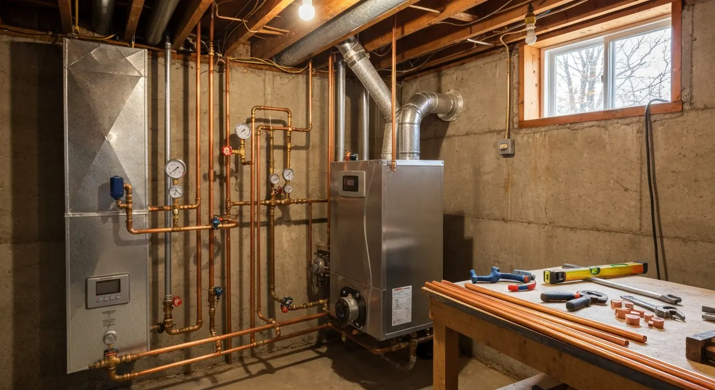 Heating system installation